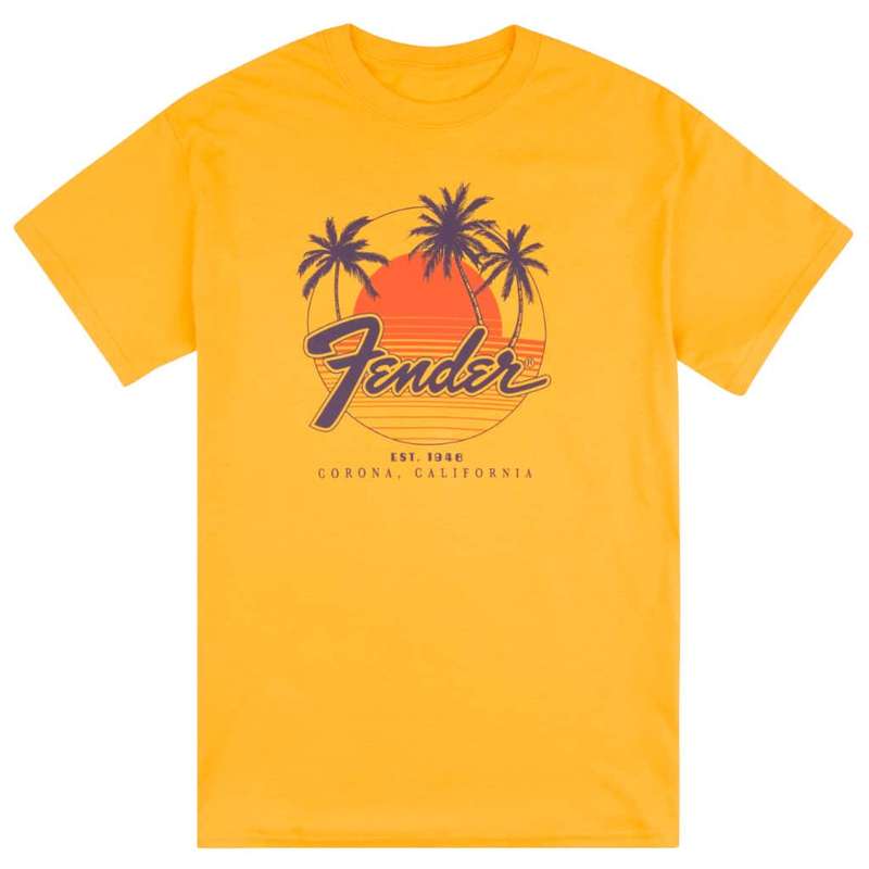 Fender Palm Sunshine Unisex T-Shirt - Small