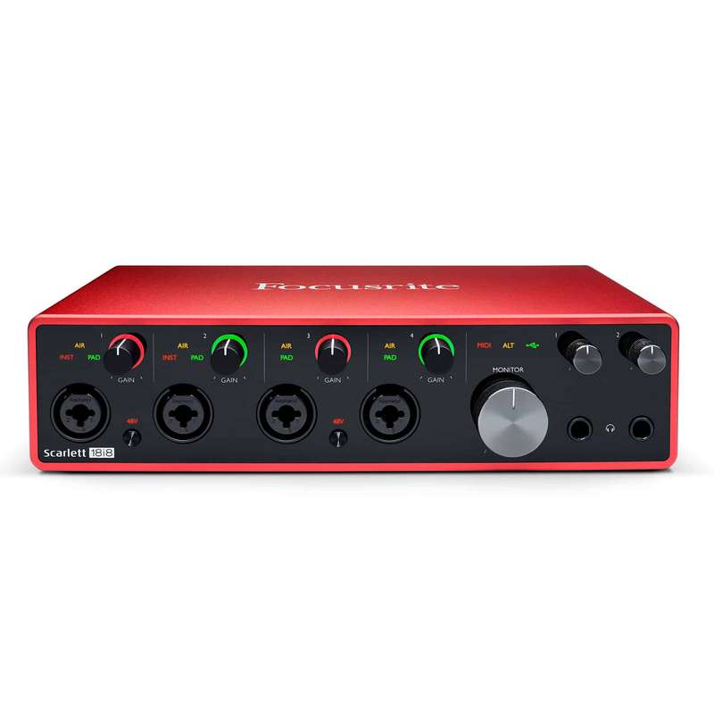 Focusrite Scarlett 18i8 Audio Interface - 3rd Gen