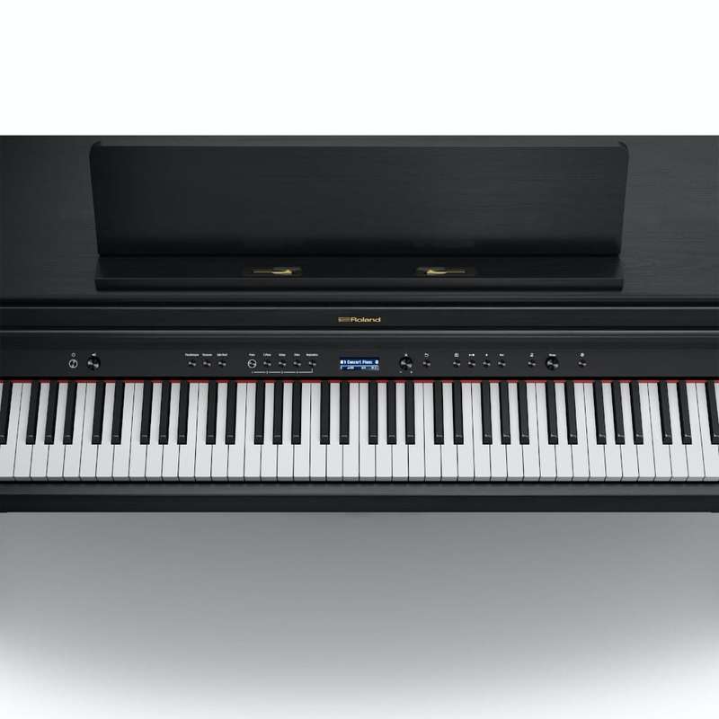 Roland HP704 Digital Piano - Charcoal Black