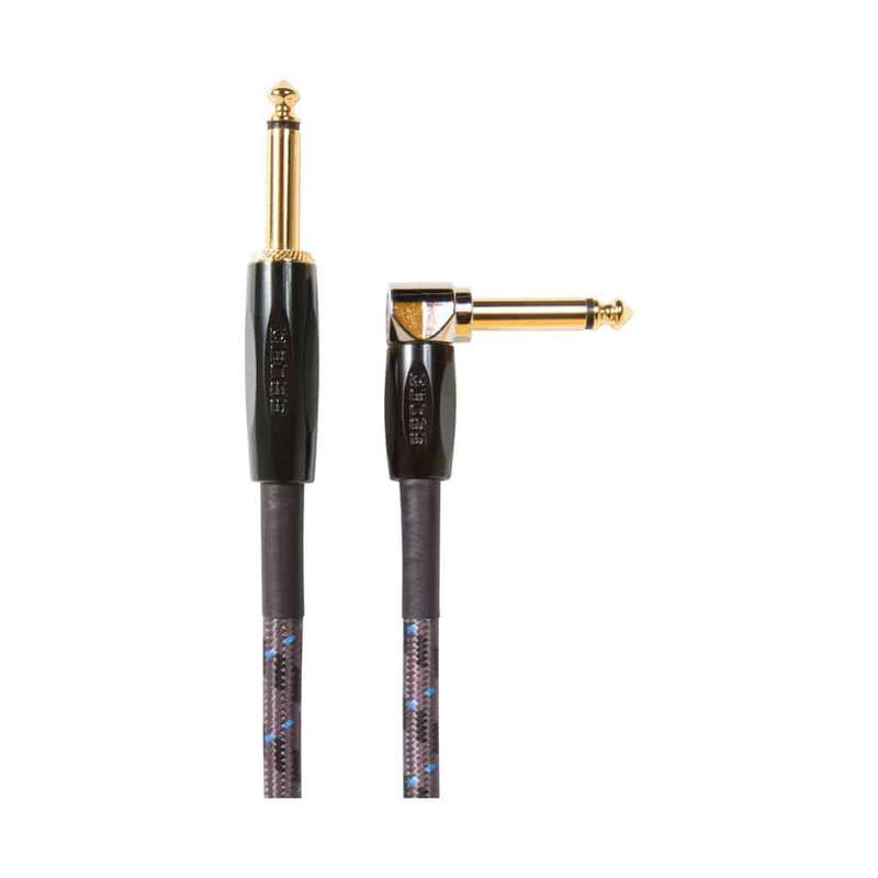 Boss BIC-10A - 3m Straight to Right Angled Instrument Cable