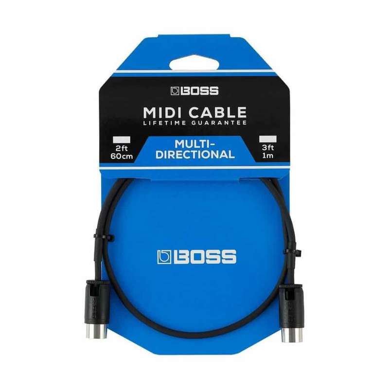 Boss BMIDI-PB2 - 60cm MIDI Cable with Adjustable Cable Angle