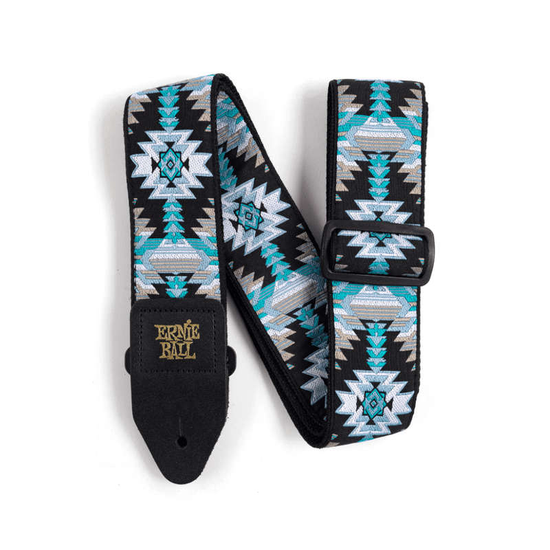 Ernie Ball Albuquerque Blue Jacquard Guitar Strap