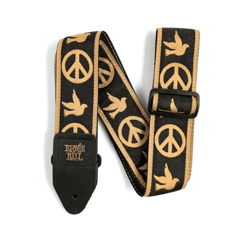 Ernie Ball Peace Love Dove Jacquard Guitar Strap