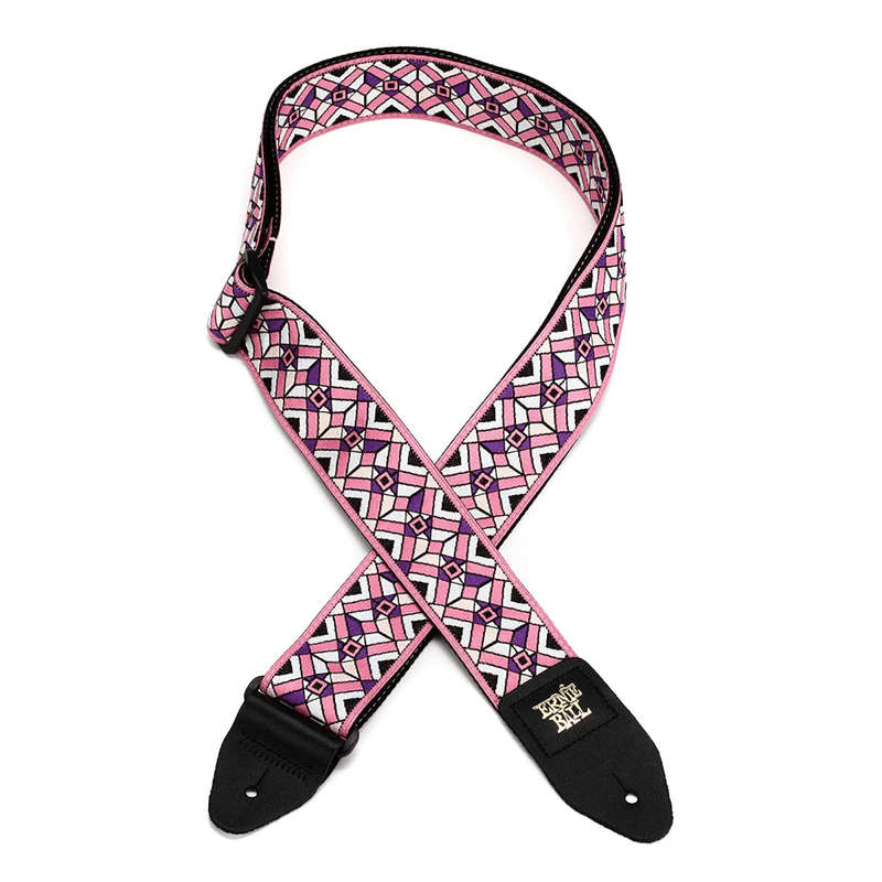 Ernie Ball Kaleidoscope Pink Jacquard Guitar Strap