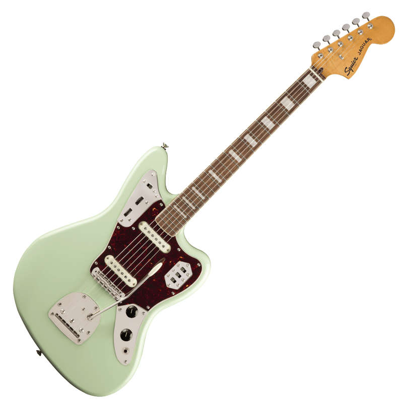 Squier by Fender Classic Vibe 60s Jaguar  Laurel Fretboard  Seafoam Green