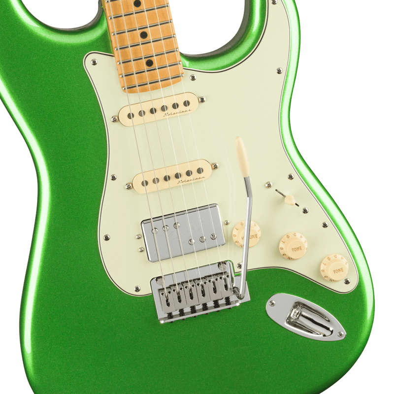 Fender Player Plus HSS Stratocaster® Electric Guitar  Maple Fretboard  Cosmic Jade