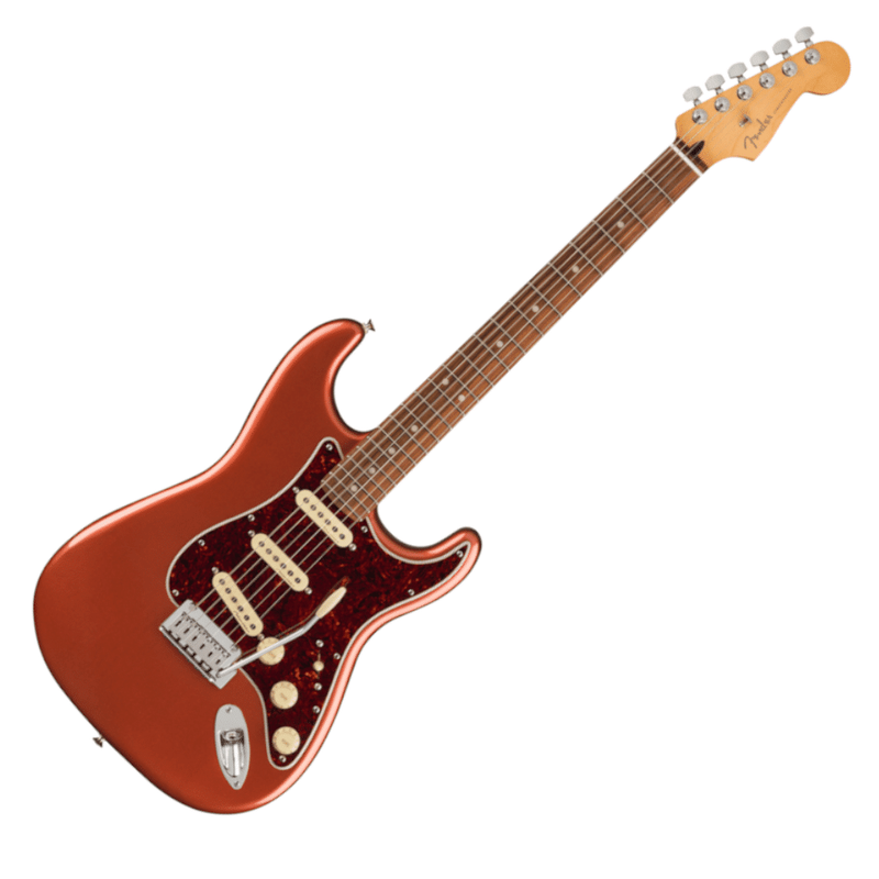 Fender Player Plus Stratocaster® - Pau Ferro Fretboard - Aged Candy Apple Red