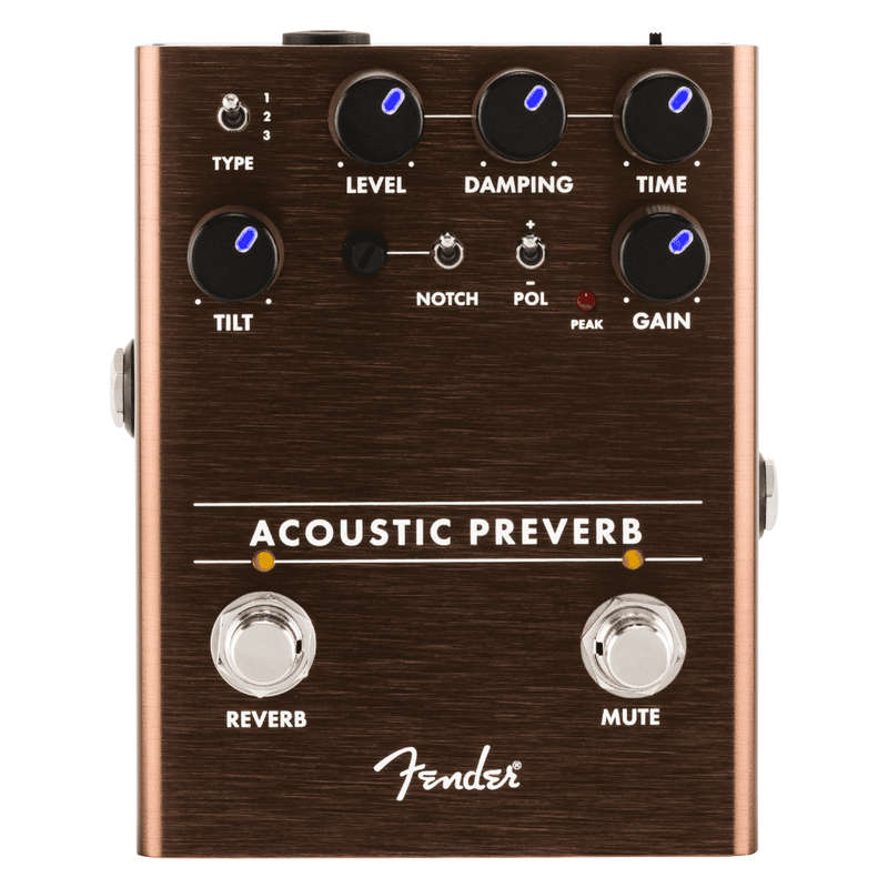 Fender Acoustic Preverb Acoustic Preamp/Reverb Pedal