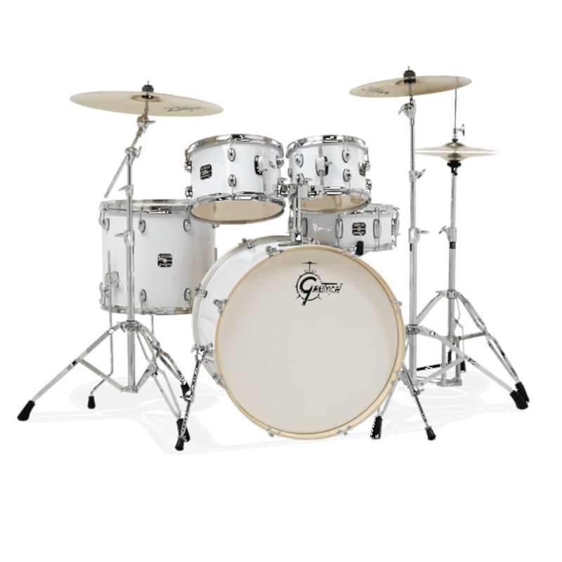 Gretsch GE4E825W Energy 5-Piece Drum Kit w/ Hardware - White