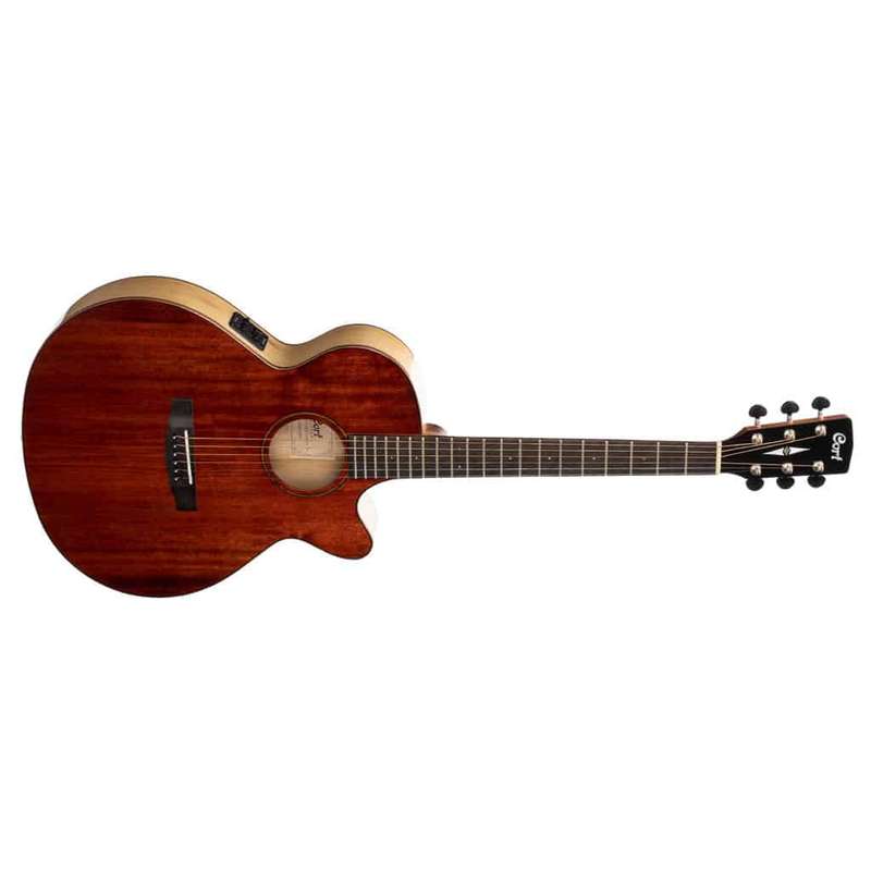 Cort SFX Myrtlewood Acoustic Electric Guitar - Brown Gloss Finish
