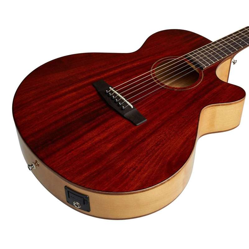 Cort SFX Myrtlewood Acoustic Electric Guitar - Brown Gloss Finish