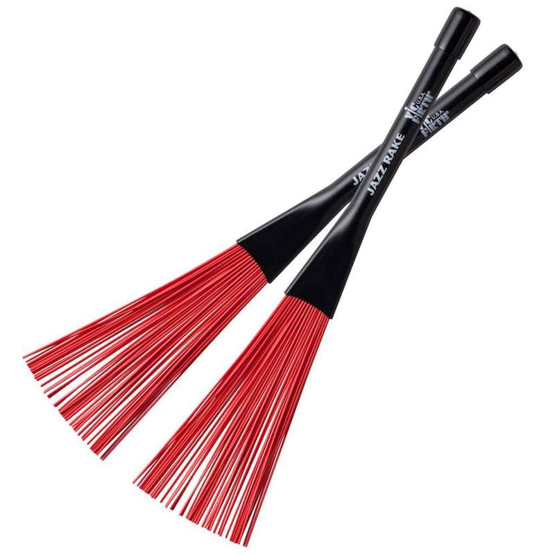 Vic Firth VFBJR Jazz Rake  red plastic