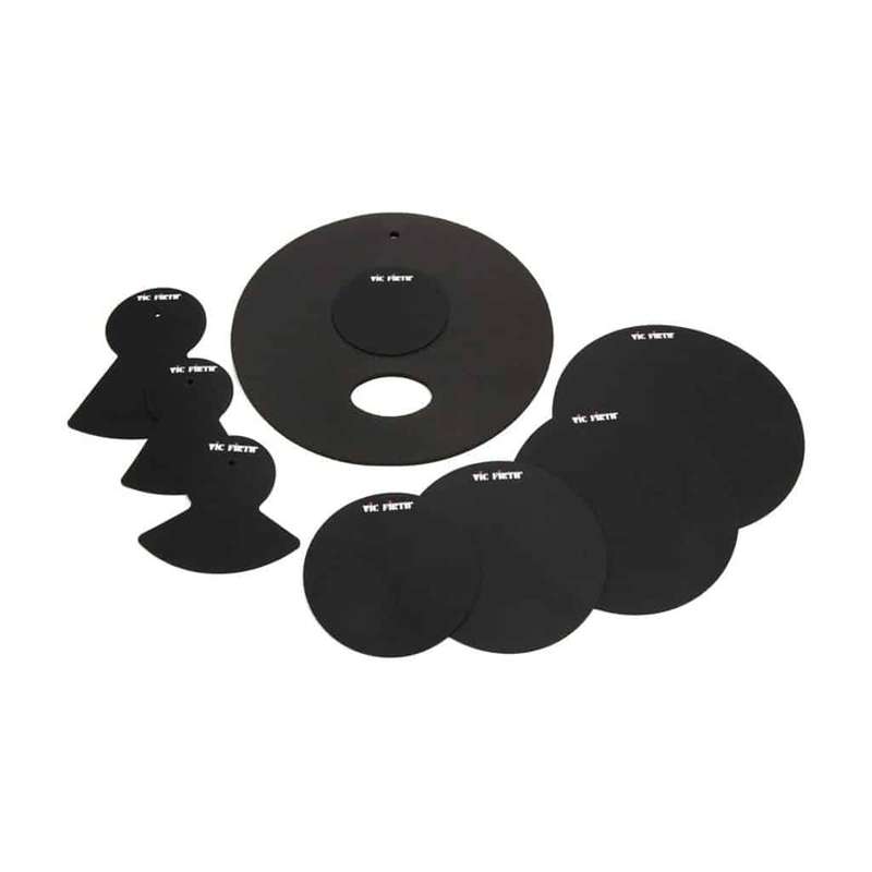 Vic Firth Drum Mute Pack 6 with 10, 12, 14, 16", 22", HiHat and cymbal x2
