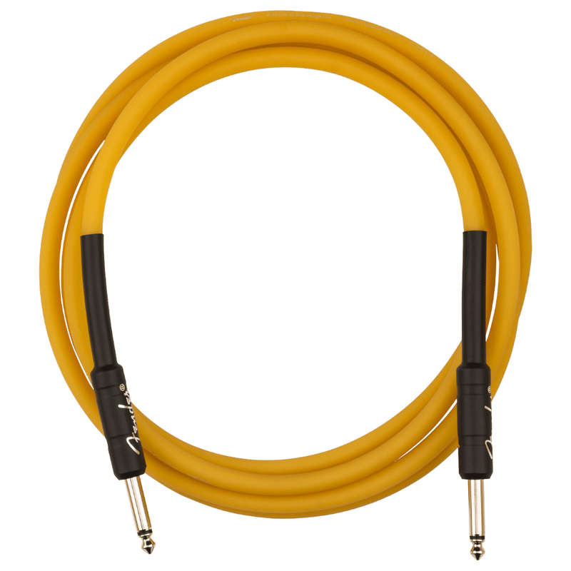Fender Professional Series Glow in the Dark Instrument Cable  3m  Orange