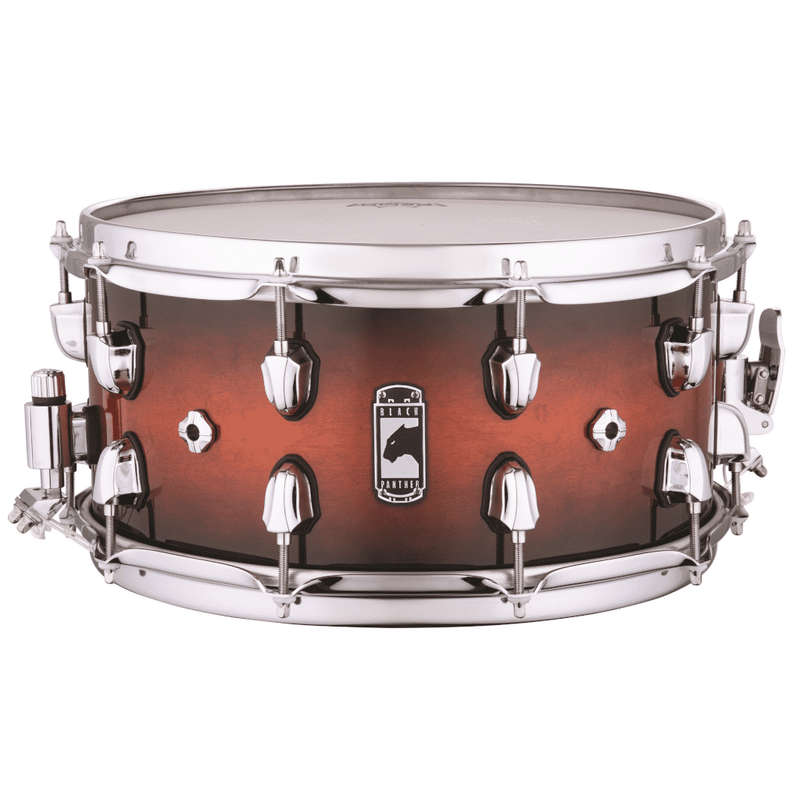 Mapex Black Panther Solidus Snare Drum - Red-Black Burst