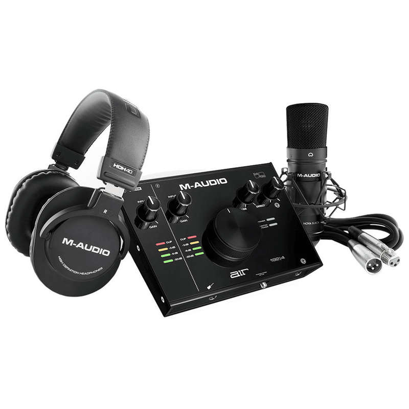M-Audio AIR 192 | 4 Vocal Studio Pro Recording Pack with Mic &amp; Headphones