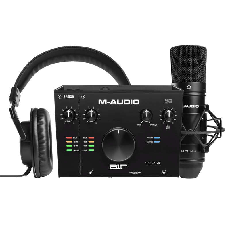 M-Audio AIR 192 | 4 Vocal Studio Pro Recording Pack with Mic &amp; Headphones