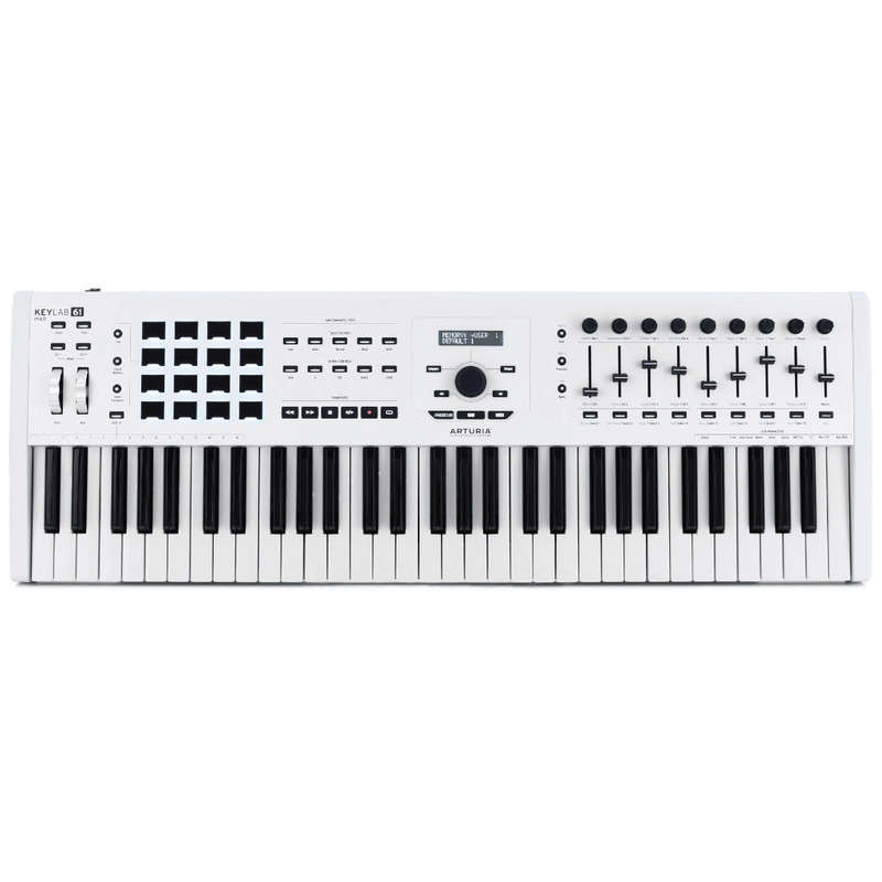 Arturia KeyLab 61 MkII 61-key Keyboard Controller - White