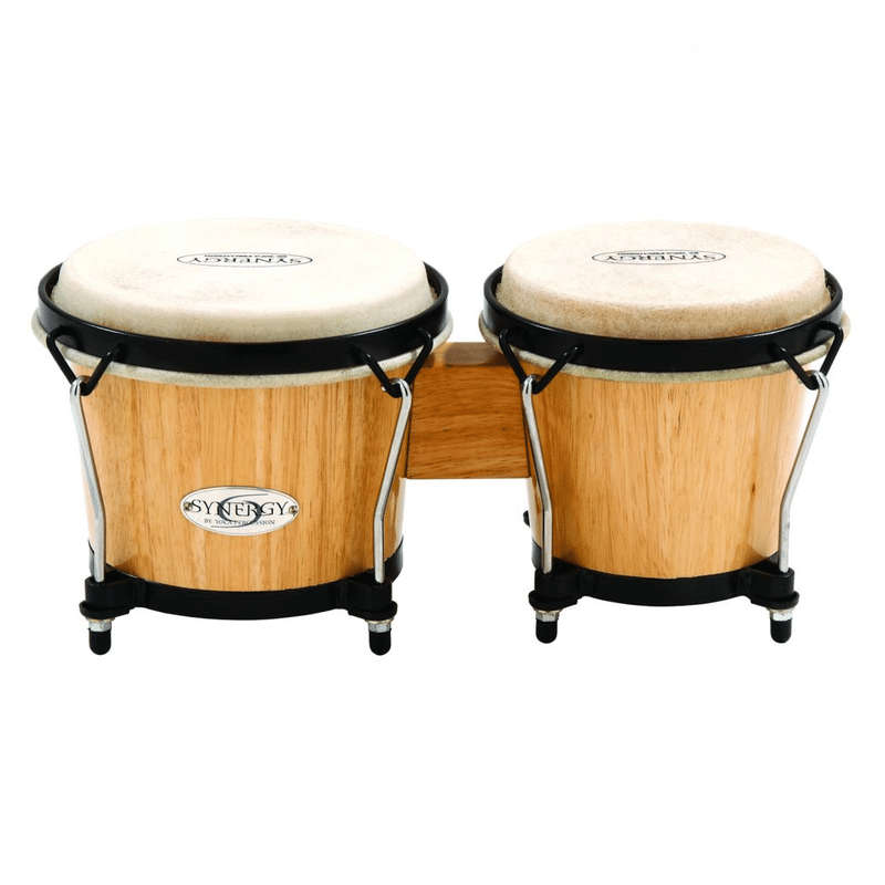 Toca Synergy Wood Bongos - Natural