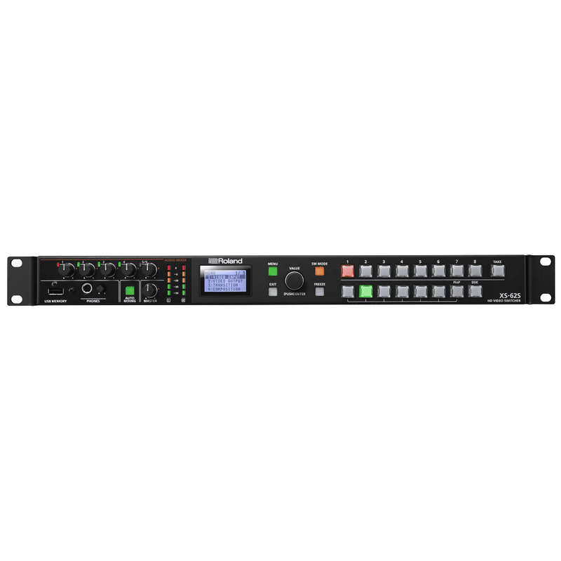 Roland 6-Channel HD Video Switcher with Audio Mixer &amp; PTZ Camera Control