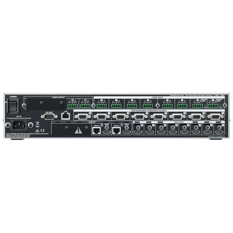 Roland XS-82H 8x2 Multi-Format AV Matrix Switcher