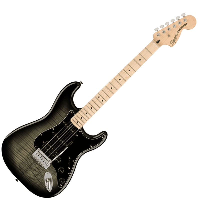 Squier by Fender Affinity Stratocaster FMT HSS Electric Guitar - Black Burst
