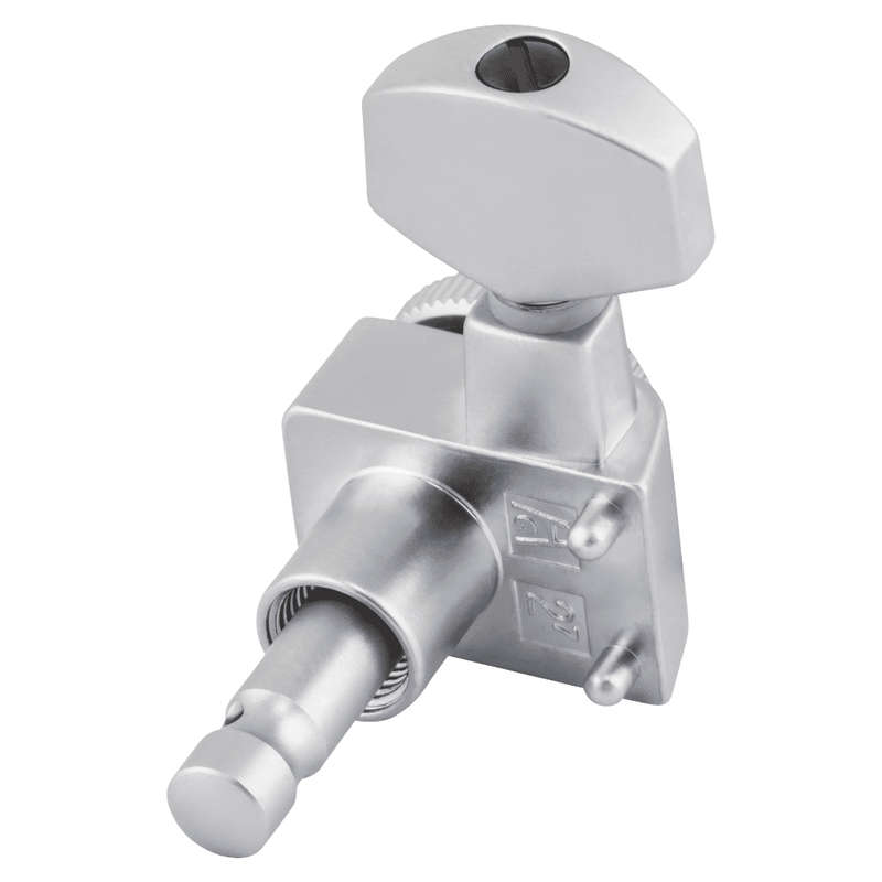Fender® Stratocaster/Telecaster Staggered Locking Tuners - Brushed Chrome