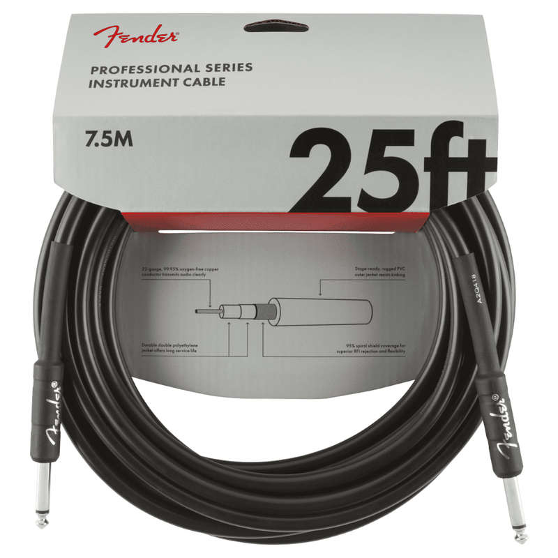 Fender Professional Series Instrument Cable - 25' (7.5m)