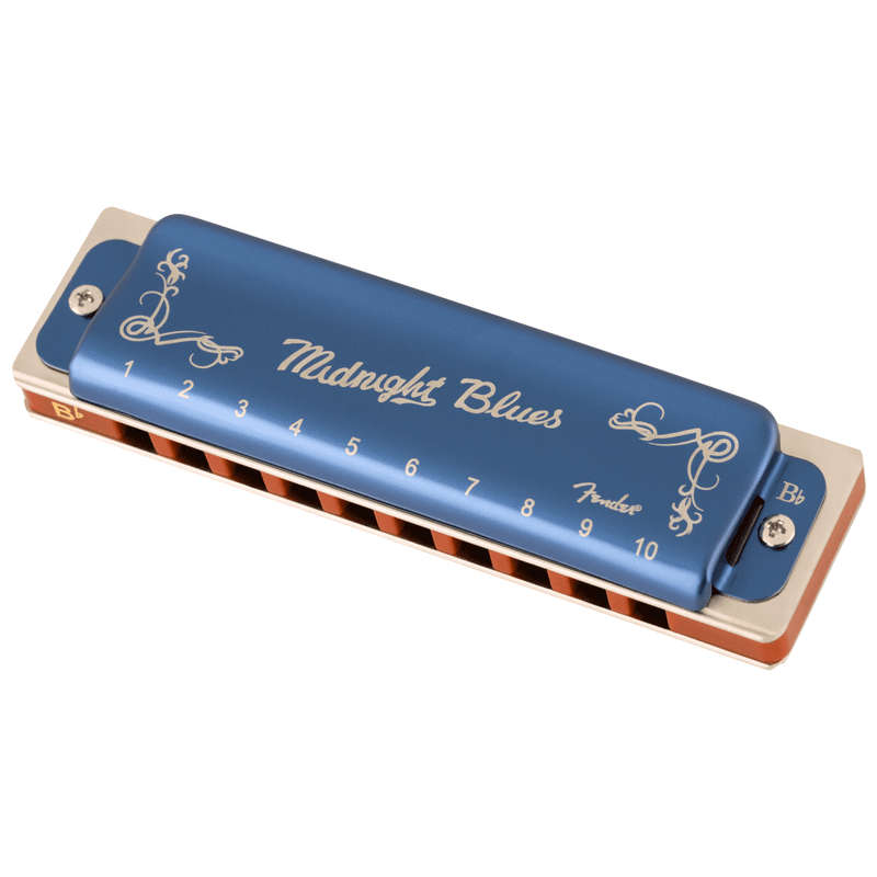 Fender® Midnight Blues Harmonica - Key of B Flat