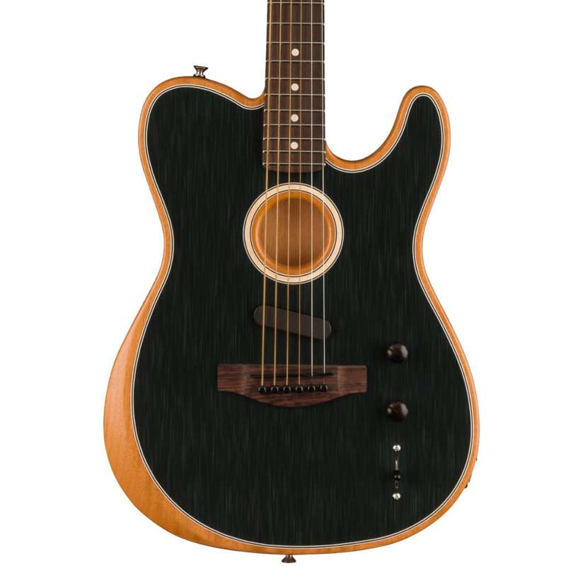 Fender Acoustasonic Player Telecaster - Acoustic/Electric Guitar - Brushed Black