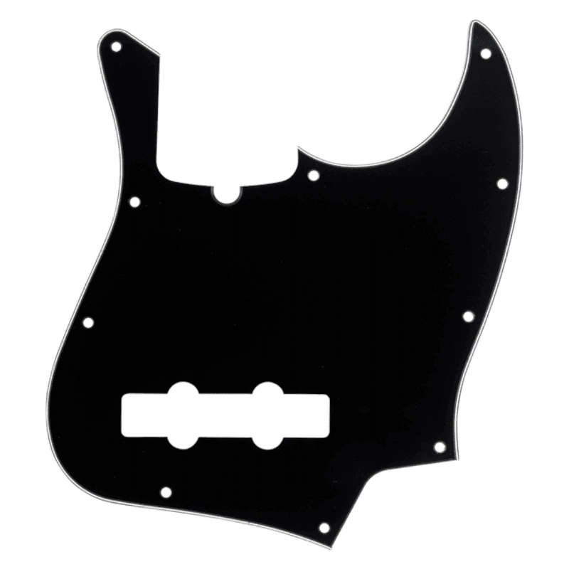 Fender® Jazz Bass Pickguard - 10-Hole - Black