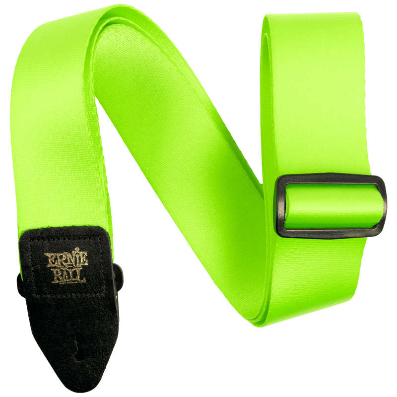 Ernie Ball Neon Green Premium Guitar Strap