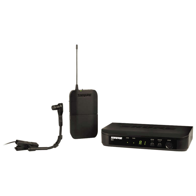 Shure BLX14/B98 Wireless Cardioid Instrument Microphone System - H8E