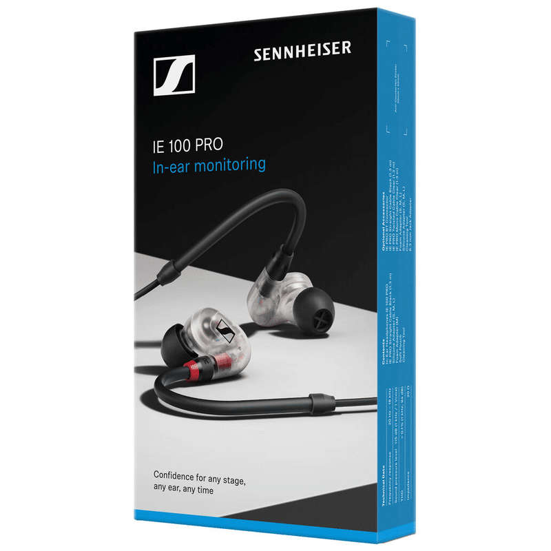 Sennheiser IE 100 PRO In-Ear Monitoring Headphones - Clear