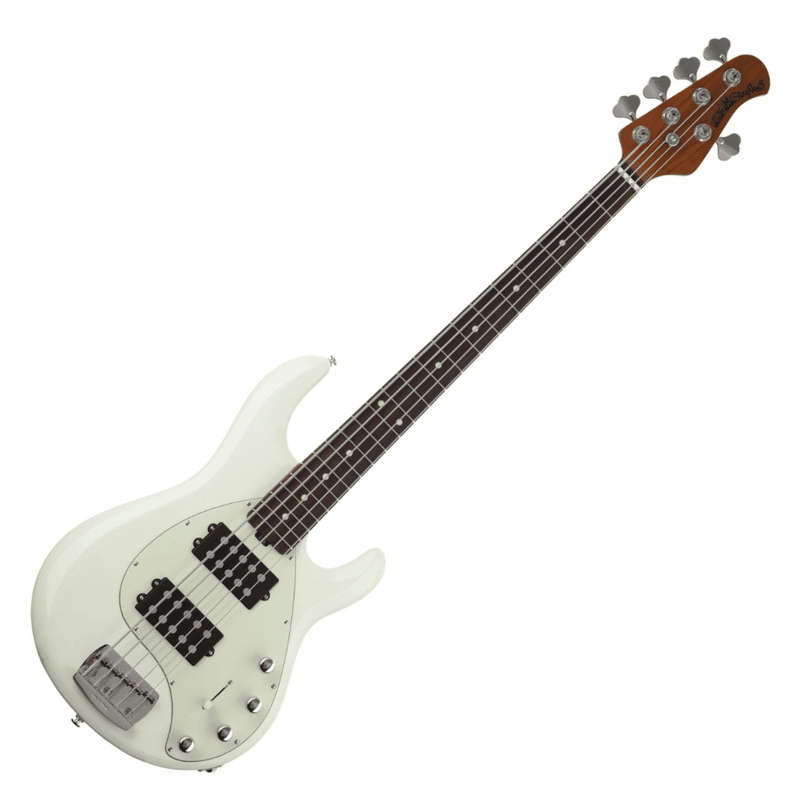 Ernie Ball Music Man StingRay 5 Special HH Bass Guitar - Rosewood Fingerboard - Ivory White