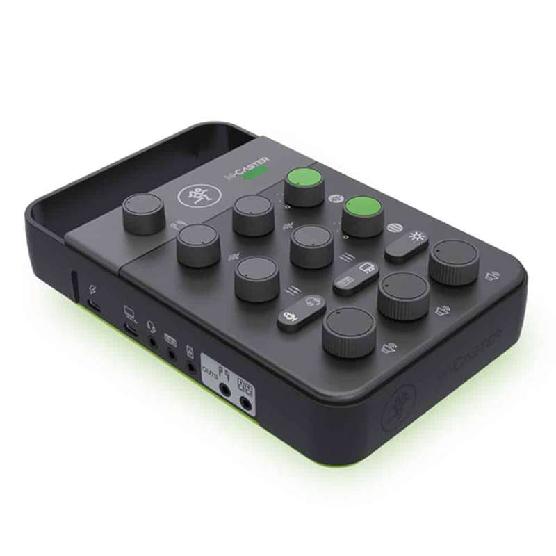 Mackie M-Caster Live - Portable Streaming/Podcast Mixer - Black