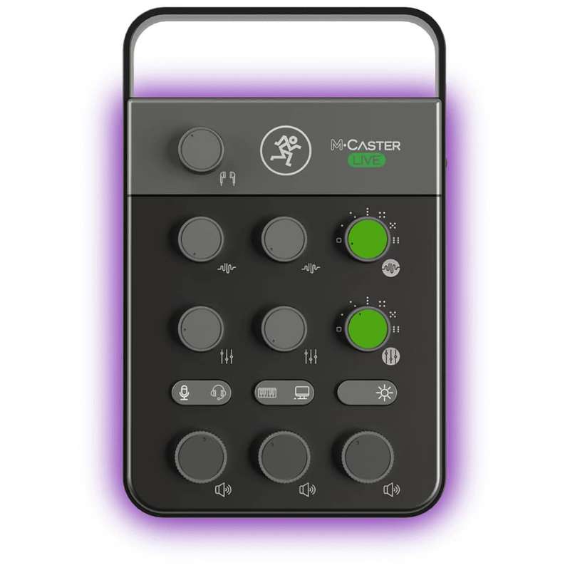 Mackie M-Caster Live - Portable Streaming/Podcast Mixer - Black