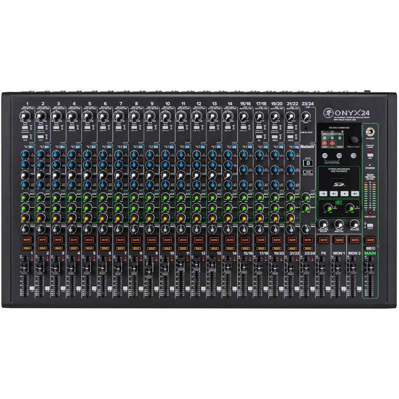 Mackie Onyx24 24-channel Analog Mixer with Multi-Track USB