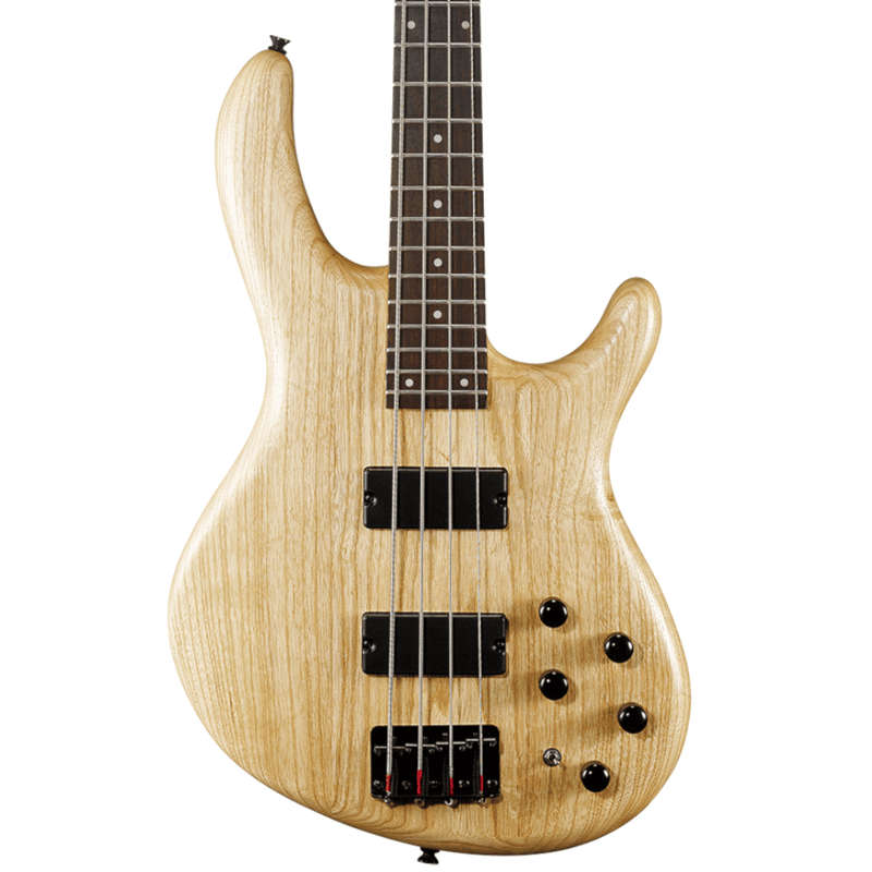 Cort Action Bass DLX 4-String Bass w/ Markbass EQ - Open Pore Natural