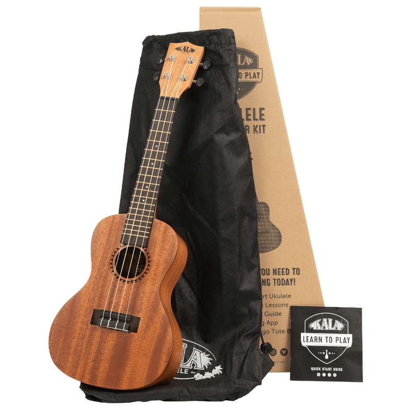 Kala Learn To Play Ukulele Concert Starter Kit - Natural