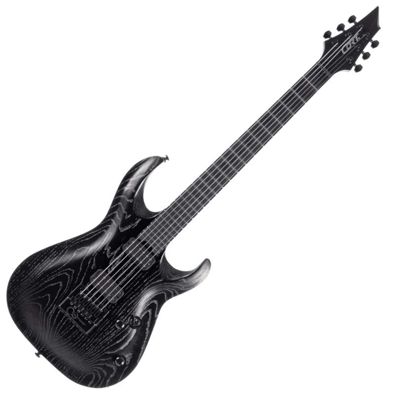 Cort KX700 Electric Guitar with EverTune - Open pore Black