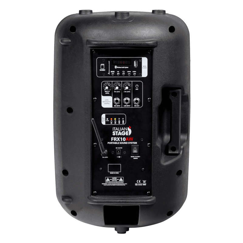 Italian Stage FRX10AW 10" Portable with Wireless Mic