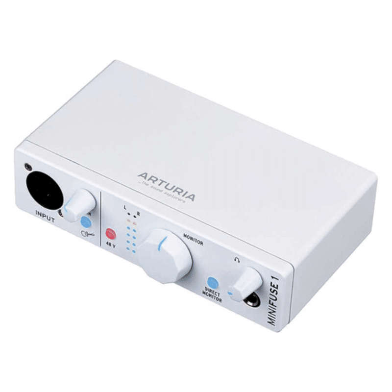 Arturia MiniFuse 1 USB-C Audio Interface - White