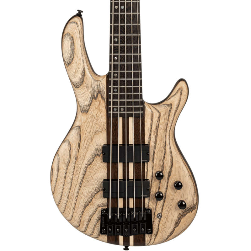 Cort A5 Ultra Ash 5-String Bass Guitar - Etched Natural Black