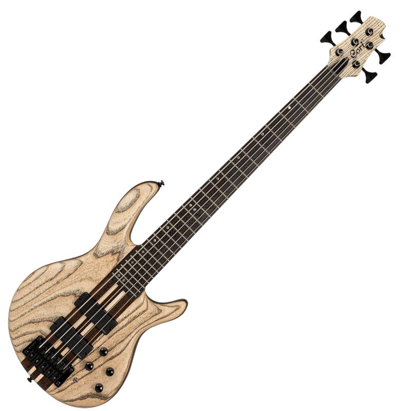 Cort A5 Ultra Ash 5-String Bass Guitar - Etched Natural Black
