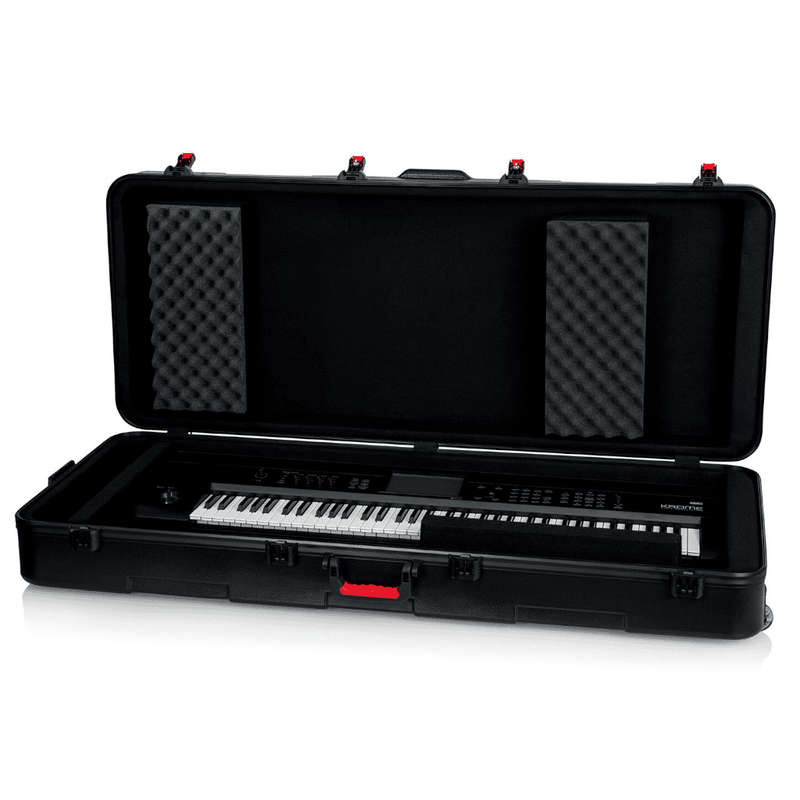 Gator TSA Series Deluxe Molded 88-Key Keyboard Case w/ Wheels - Slim Size