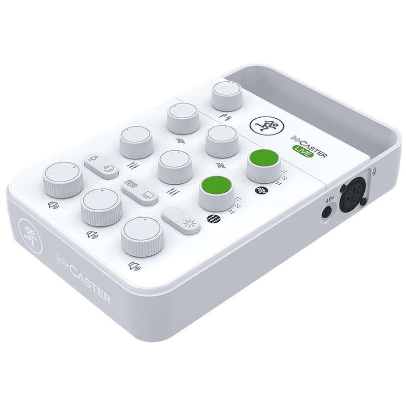 Mackie M-Caster Live - Portable Streaming Mixer - White