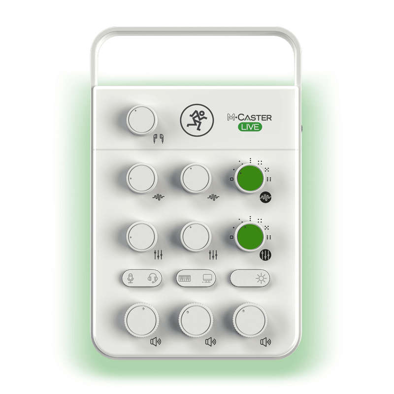 Mackie M-Caster Live - Portable Streaming Mixer - White