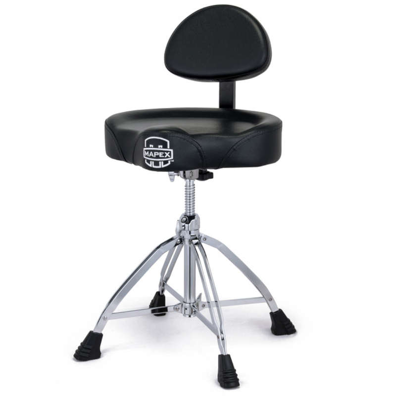 Mapex T875 Saddle Top Drum Throne with Backrest