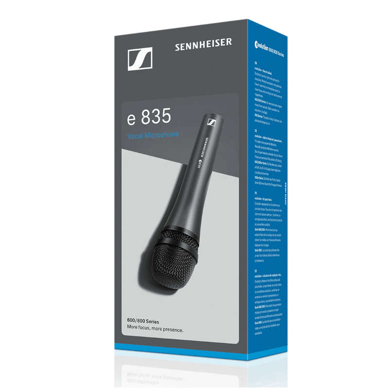 Sennheiser e835S Handheld Cardioid Dynamic Microphone - No Switch
